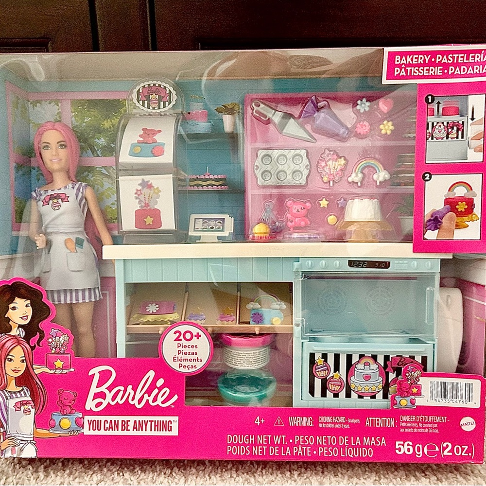 Barbie Bakery Playset You Can Be Anything NEW 20+ Pieces